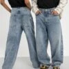 YOURTURN Baggy Jeans Unisex - Jean Boyfriend - Dark Blue Denim 2 YOURTURN Baggy Jeans Unisex - Jean Boyfriend - Dark Blue Denim -Anna Field Boutique 065c168ac6014a5eabb0b9d456597c17