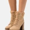 Anna Field Leather - Bottines À Lacets - Beige -Anna Field Boutique 15dddc56386e4f3282bc12dfa9e3f33d