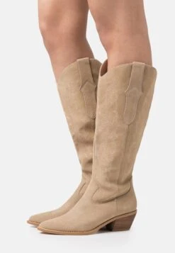 Meilleures ventes 21 Anna Field Leather - Santiags - Beige