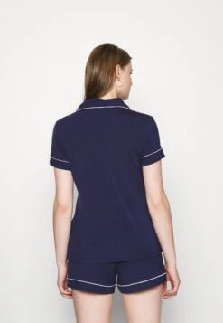 Anna Field Button Through Pj Set - Pyjama - Blue/White -Anna Field Boutique 1ad8c0bfd79e4306923630834c916023