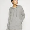 CALVIN KLEIN UNDERWEAR Ease Hoodie - Haut De Pyjama - Grey Heather