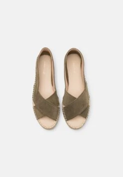 Anna Field Leather - Ballerines À Bout Ouvert - Khaki -Anna Field Boutique 288265a0cd1f439e8687e5d9e99dacfb