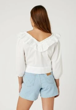 Wrangler Western Frill - Blouse - Worn White -Anna Field Boutique 2fda4e08c7c744fb9213fe9470444e2d