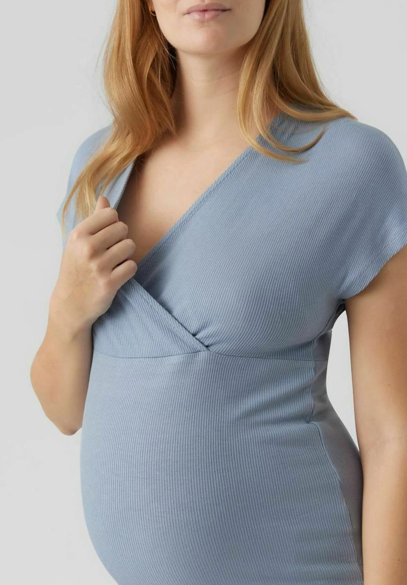 Mamalicious 2-In-1 Mlbrynna - T-Shirt Basique - Ashley Blue 6 Mamalicious 2-In-1 Mlbrynna - T-Shirt Basique - Ashley Blue – Image 4