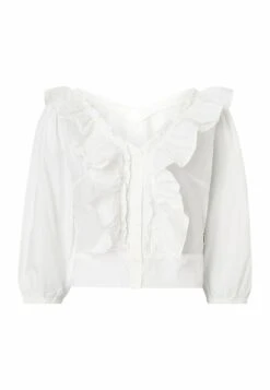 Wrangler Western Frill - Blouse - Worn White -Anna Field Boutique 6aae00dd52124e2fa9d8840fd4ab1352