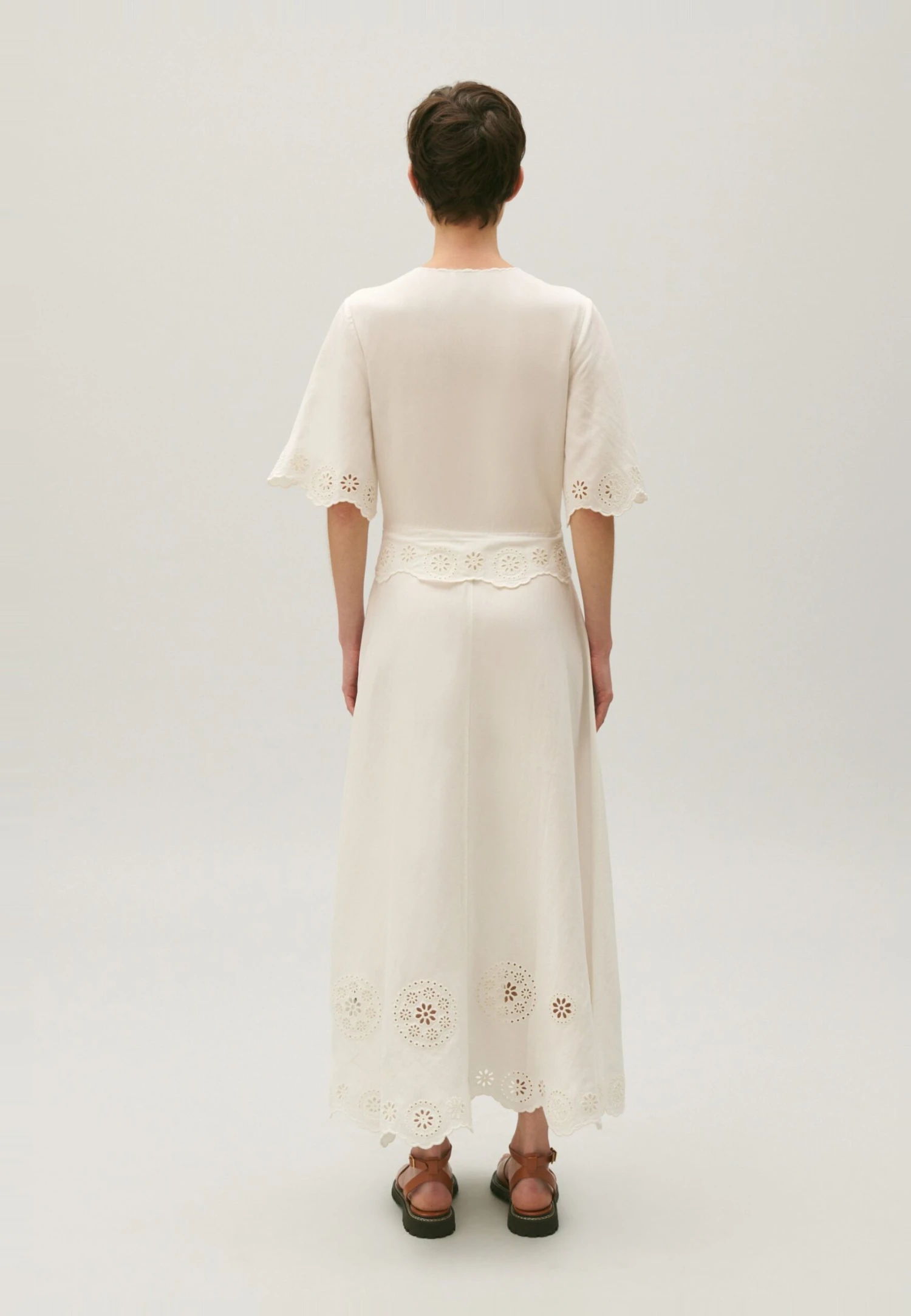 CLAUDIE PIERLOT Radeau - Robe Longue - Ecru 5 CLAUDIE PIERLOT Radeau - Robe Longue - Ecru – Image 3