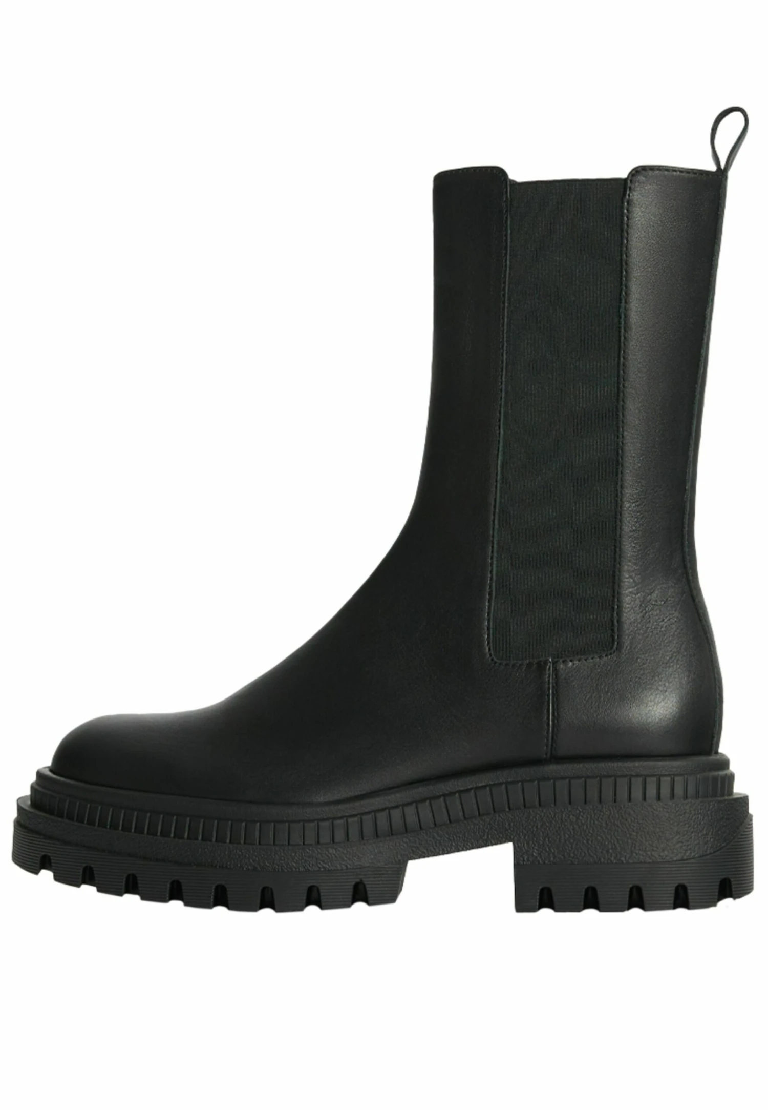 BERSHKA Flat With Elastic Gores - Boots À Talons - Black 4 BERSHKA Flat With Elastic Gores - Boots À Talons - Black – Image 2