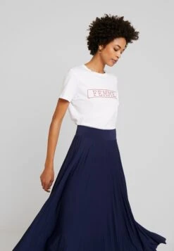 Anna Field Plisse A-Line Midi Skirt - Jupe Trapèze - Maritime Blue -Anna Field Boutique 7ab564a26da040e68012a316977b7a10
