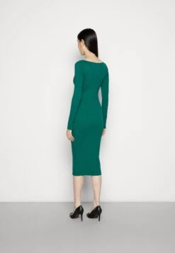 Anna Field V Ausschnitt Bodycon Midi Strickkleid - Robe Fourreau - Green -Anna Field Boutique 86498fc4944c4db0b34bd9ac985567e6