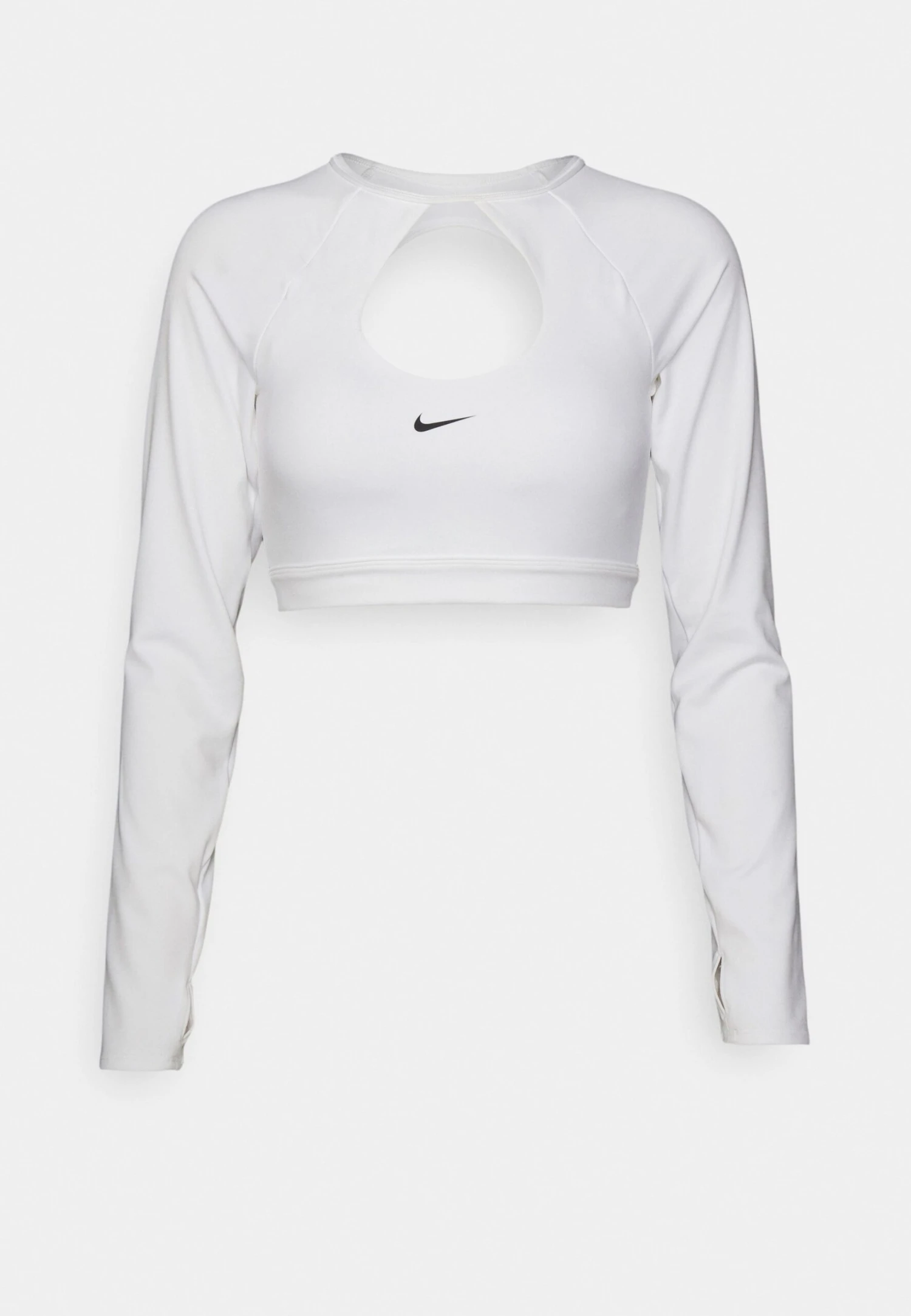 Nike Performance Bra Crop - T-Shirt À Manches Longues - White/Black 7 Nike Performance Bra Crop - T-Shirt À Manches Longues - White/Black – Image 5
