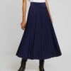 Anna Field Plisse A-Line Midi Skirt - Jupe Trapèze - Maritime Blue -Anna Field Boutique 9c4060d1a0304200b78aca3a1eb3f70e