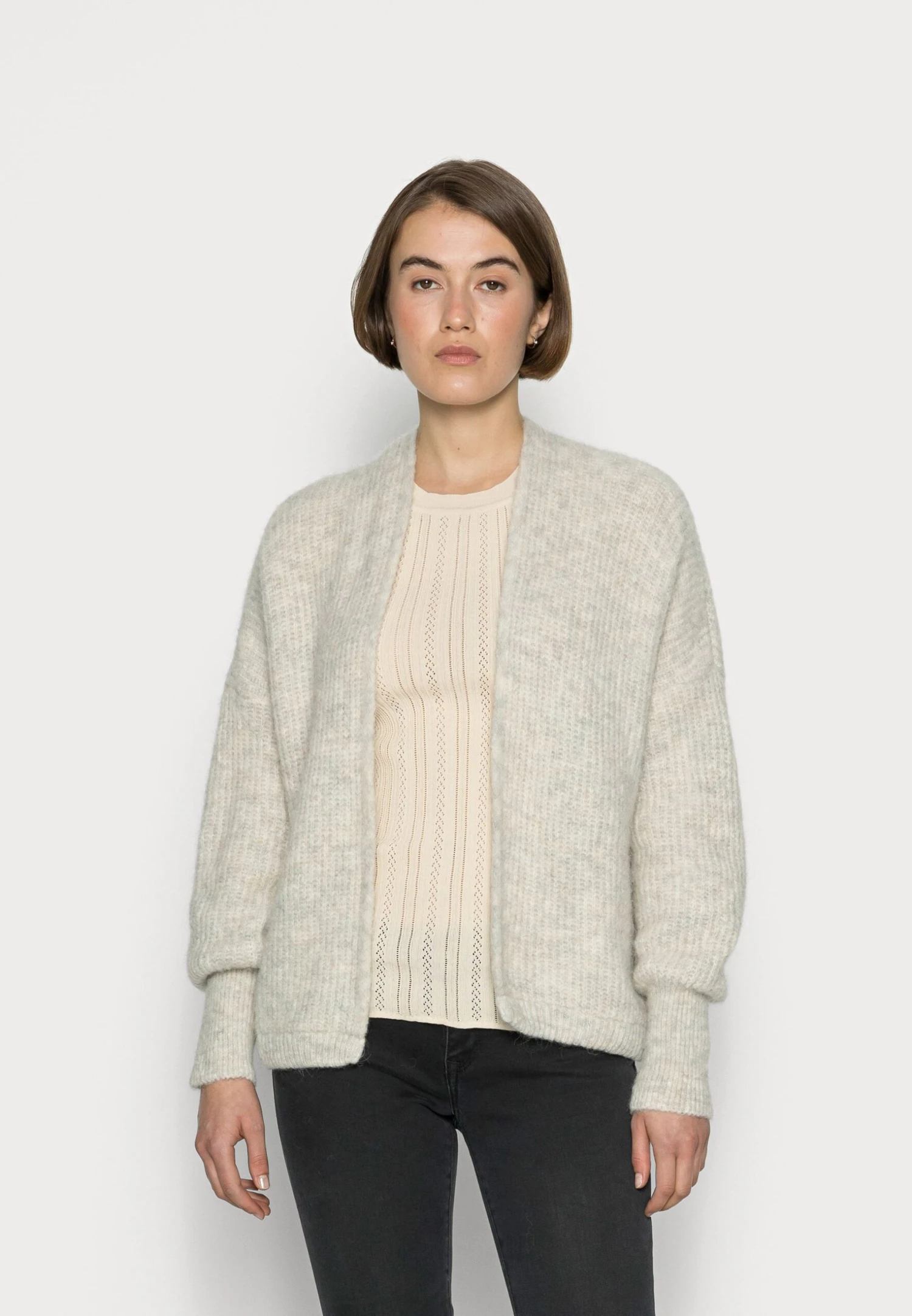 American Vintage East - Gilet - Powder Snow Melange 3 American Vintage East - Gilet - Powder Snow Melange