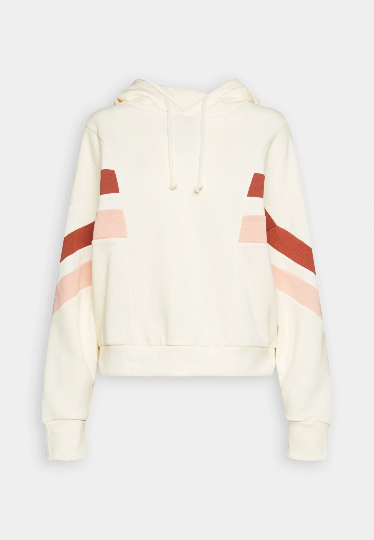 Even&Odd Sweatshirt - White/Brown/Pink 3 Even&Odd Sweatshirt - White/Brown/Pink