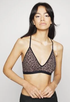 Pieces Pcmylli Bra - Brassière - Black/Leo -Anna Field Boutique bdada5de902a40a998434aded2657a5e