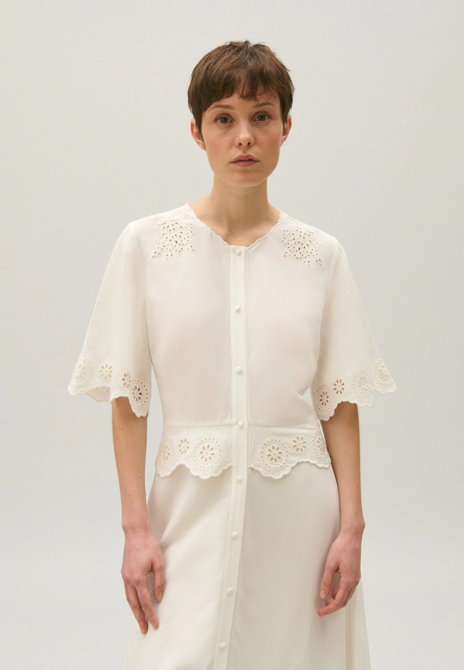 CLAUDIE PIERLOT Radeau - Robe Longue - Ecru 6 CLAUDIE PIERLOT Radeau - Robe Longue - Ecru – Image 4