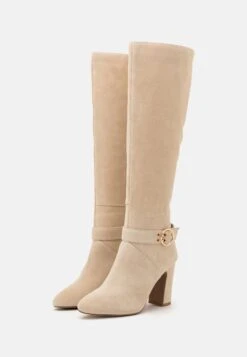 Anna Field Leather - Bottes À Talons Hauts - Beige -Anna Field Boutique d17d2f051aa24e3a825e9d6220e44203
