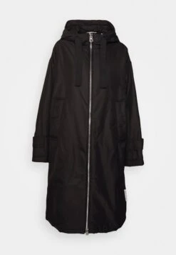 Marc O'Polo Coat Long Padded Fixed Hood Zipper Drawstring Waist - Parka - Black 18 Marc O'Polo Coat Long Padded Fixed Hood Zipper Drawstring Waist - Parka - Black -Anna Field Boutique d24960db379a4bdf9a5ccaff38650fd0