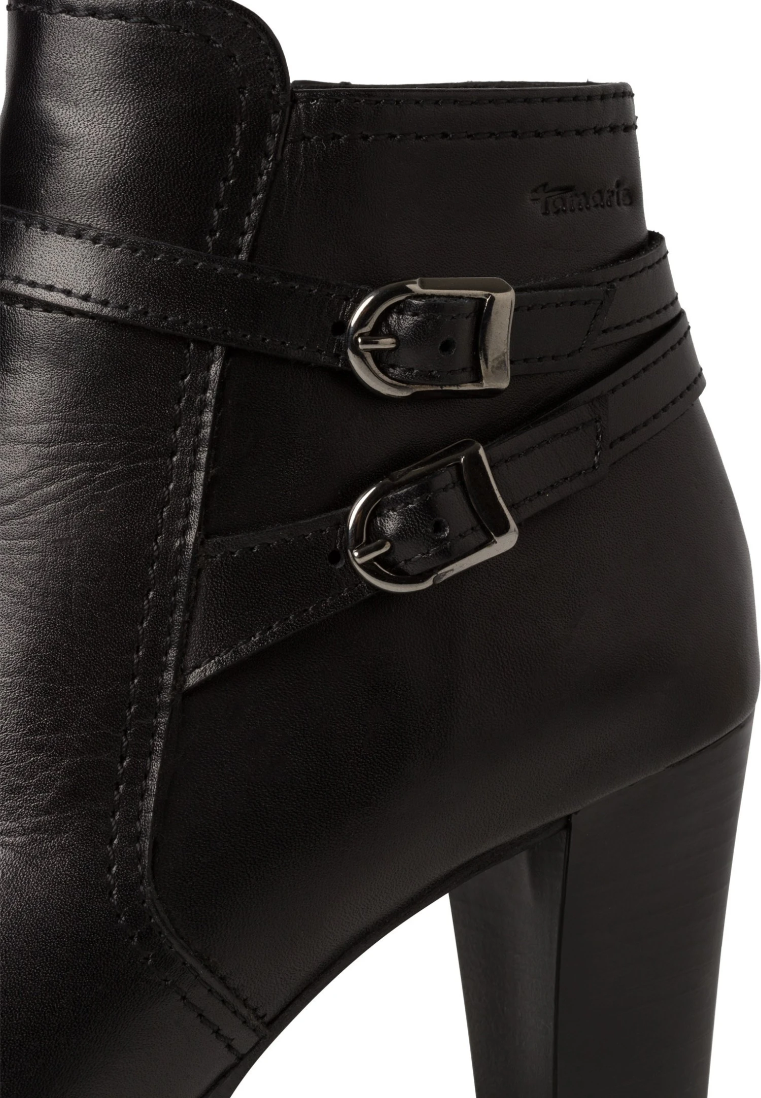 Tamaris Boots À Talons - Black Leather 8 Tamaris Boots À Talons - Black Leather – Image 6