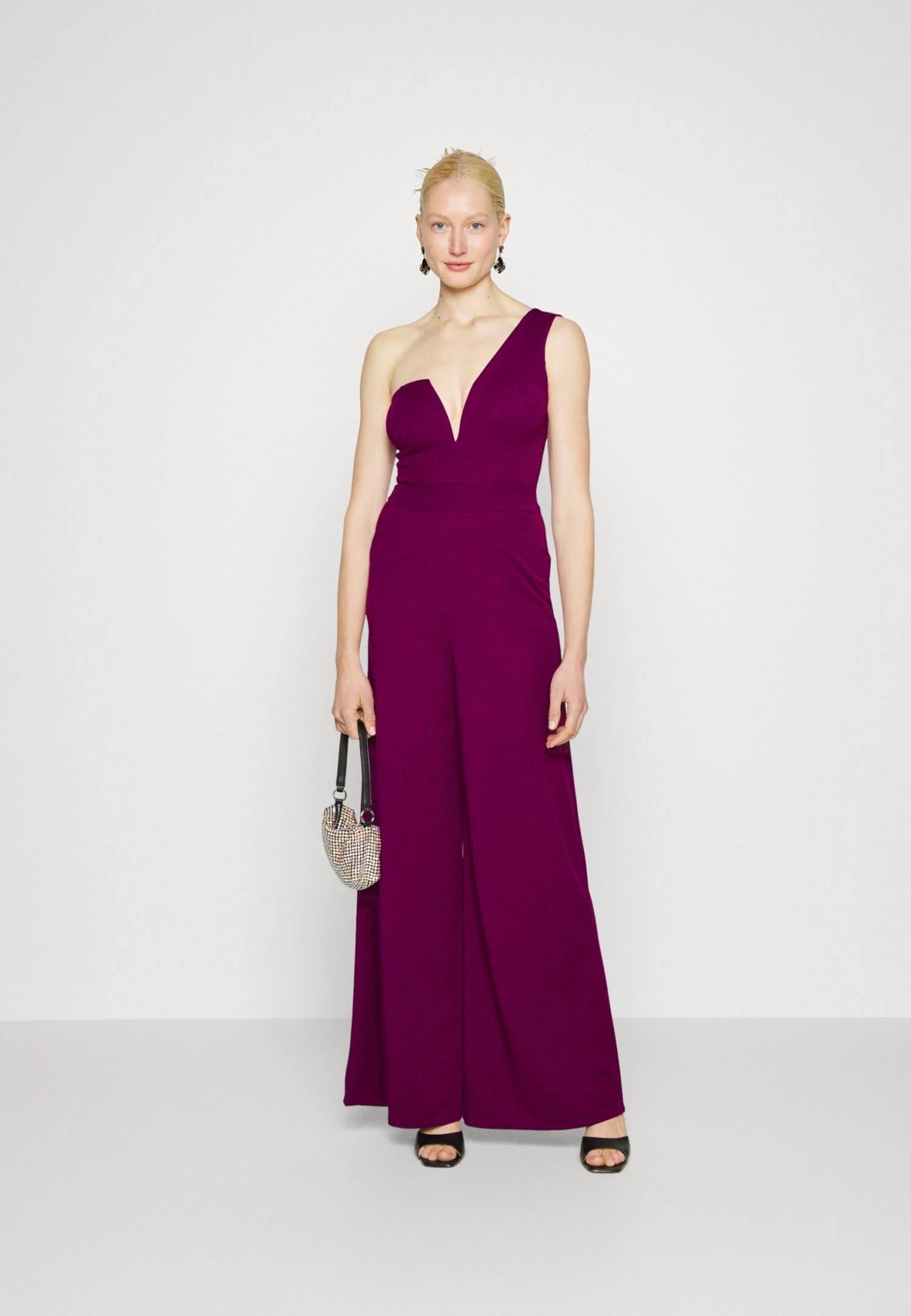 Fleur One Shoulder - Combinaison - Plum 4 Fleur One Shoulder - Combinaison - Plum – Image 2