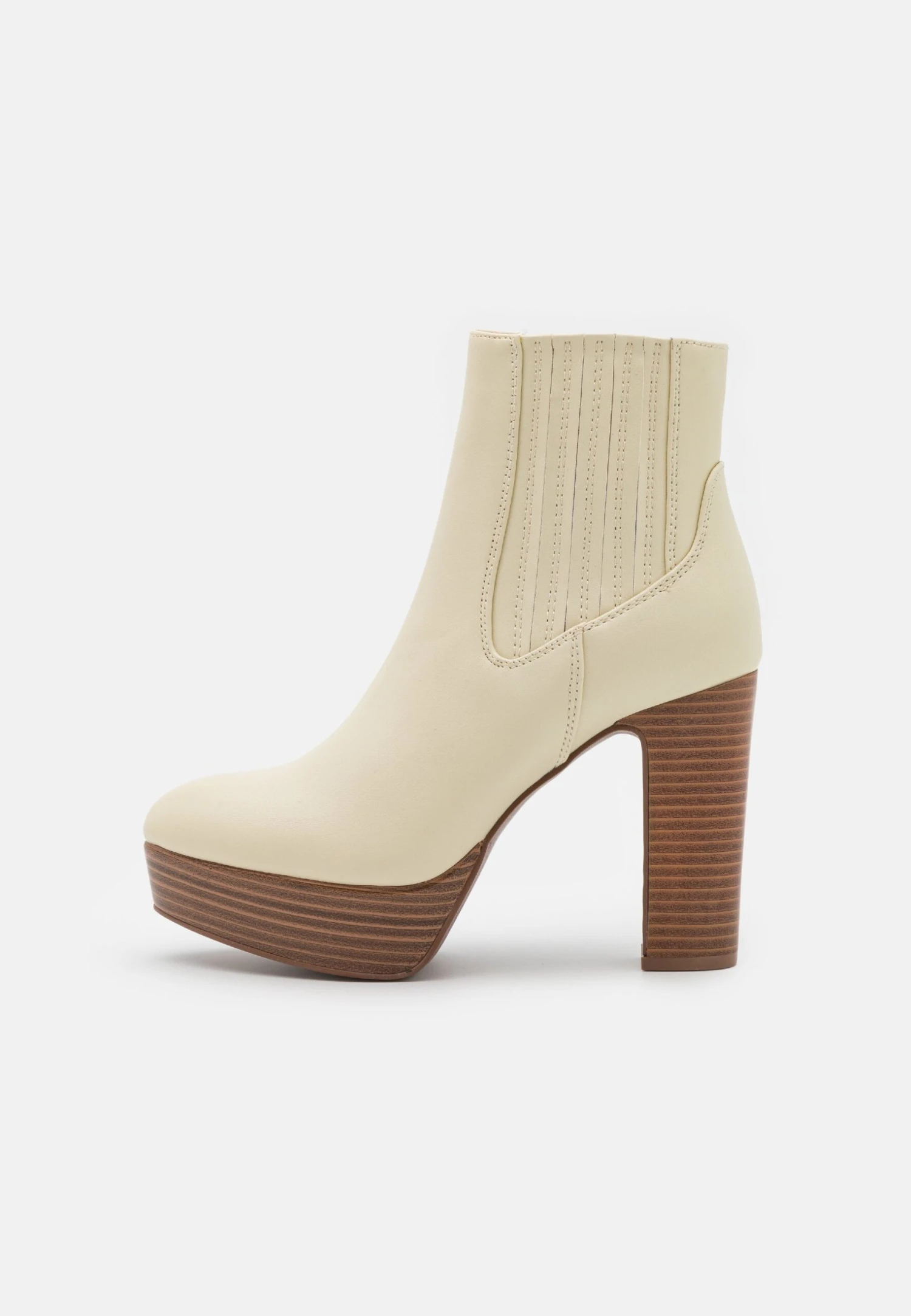 Anna Field Bottines À Plateau - Off White 4 Anna Field Bottines À Plateau - Off White – Image 2
